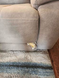 Recliner love seat and sofa
