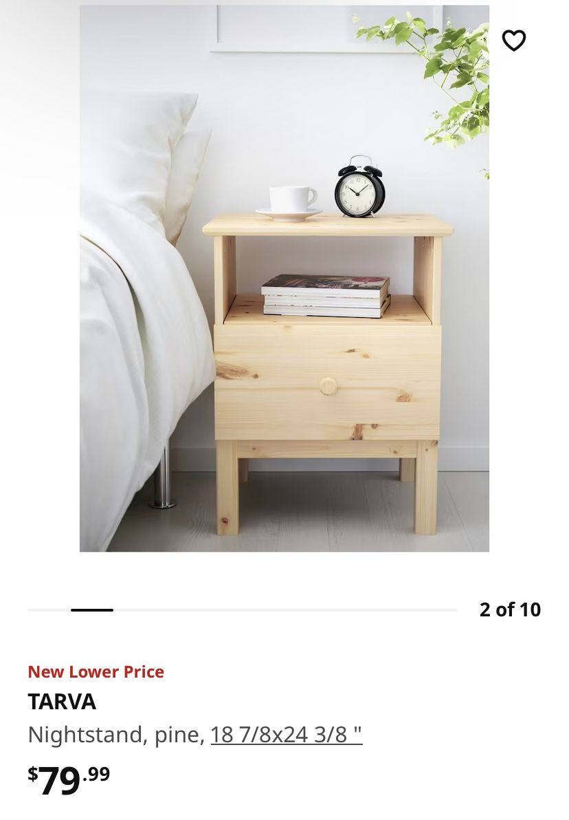 Ikea Tarva Nightstand for Sale in San Diego, CA OfferUp