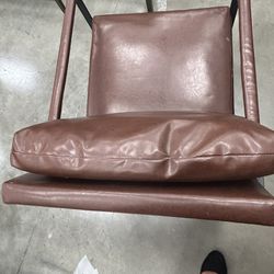 Brown Leather Modern Chairs
