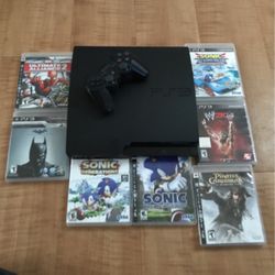 PlayStation 3 W/7 games