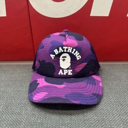BAPE Color Camo College Mesh Cap ‘Purple’