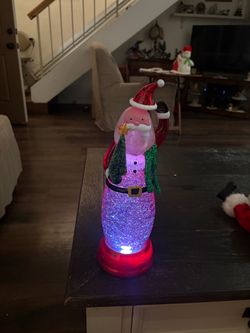Light-Up Santa Claus Christmas Figurine lava lamp