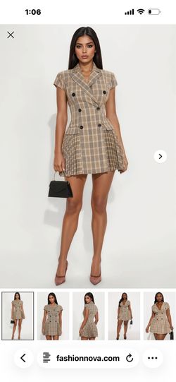 Fashion Nova Plaid Dress