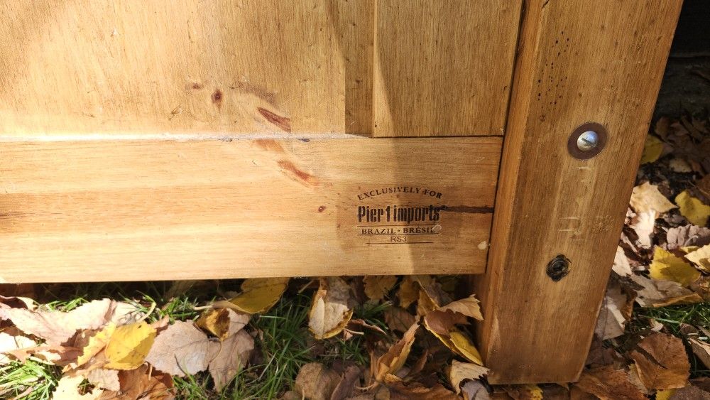 Pier 1 Full Size Bed (Headboard and Footboard)