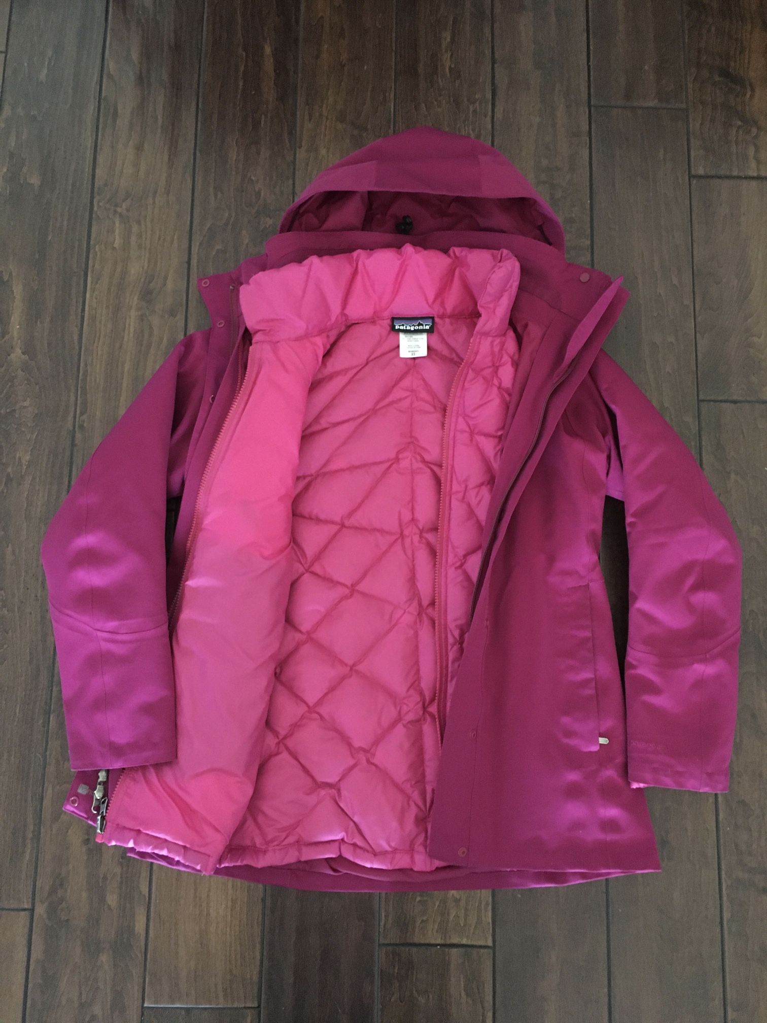 Patagonia Tres 3 In 1 Jacket Hot Pink