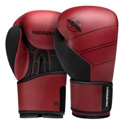 Hayabusa S4 Red Leather Boxing Gloves