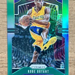2019-20 Panini Prizm KOBE BRYANT #8 Green Prizm LA Lakers HOF