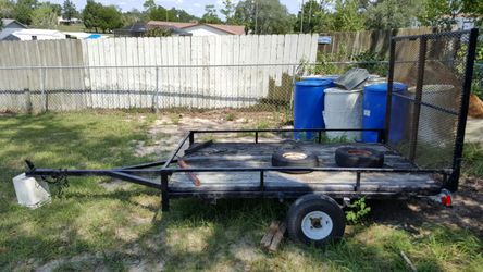 Trailer 6 x 8 and 2 spare tires