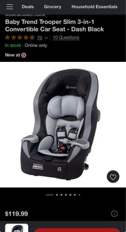 Baby Trend convertible car seat
