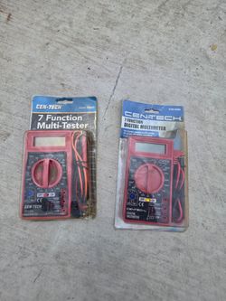 2 New Cen-Tech Digital Multimeters - $20 OBO