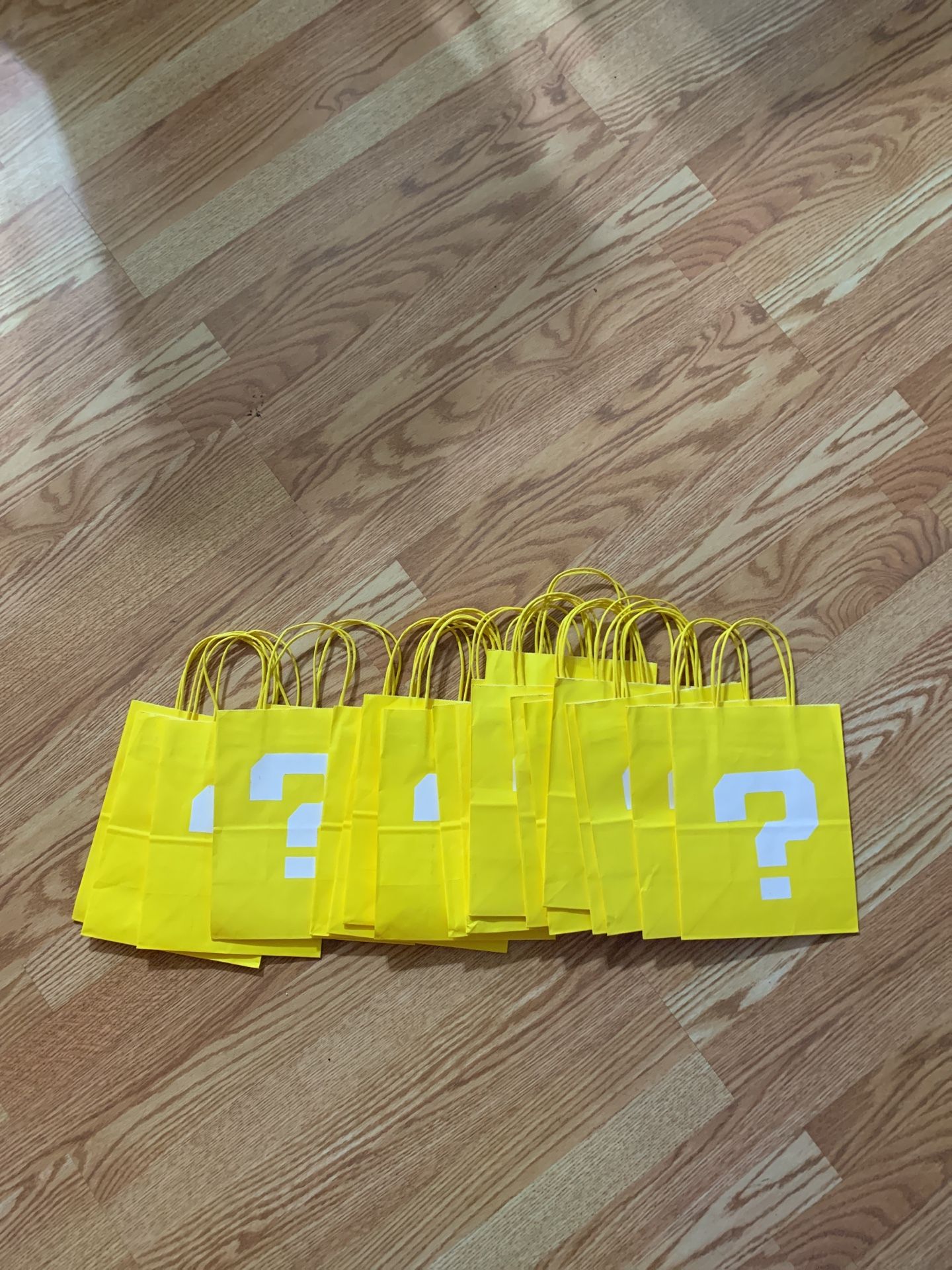 Super Mario Party goodie bags (? Yellow)
