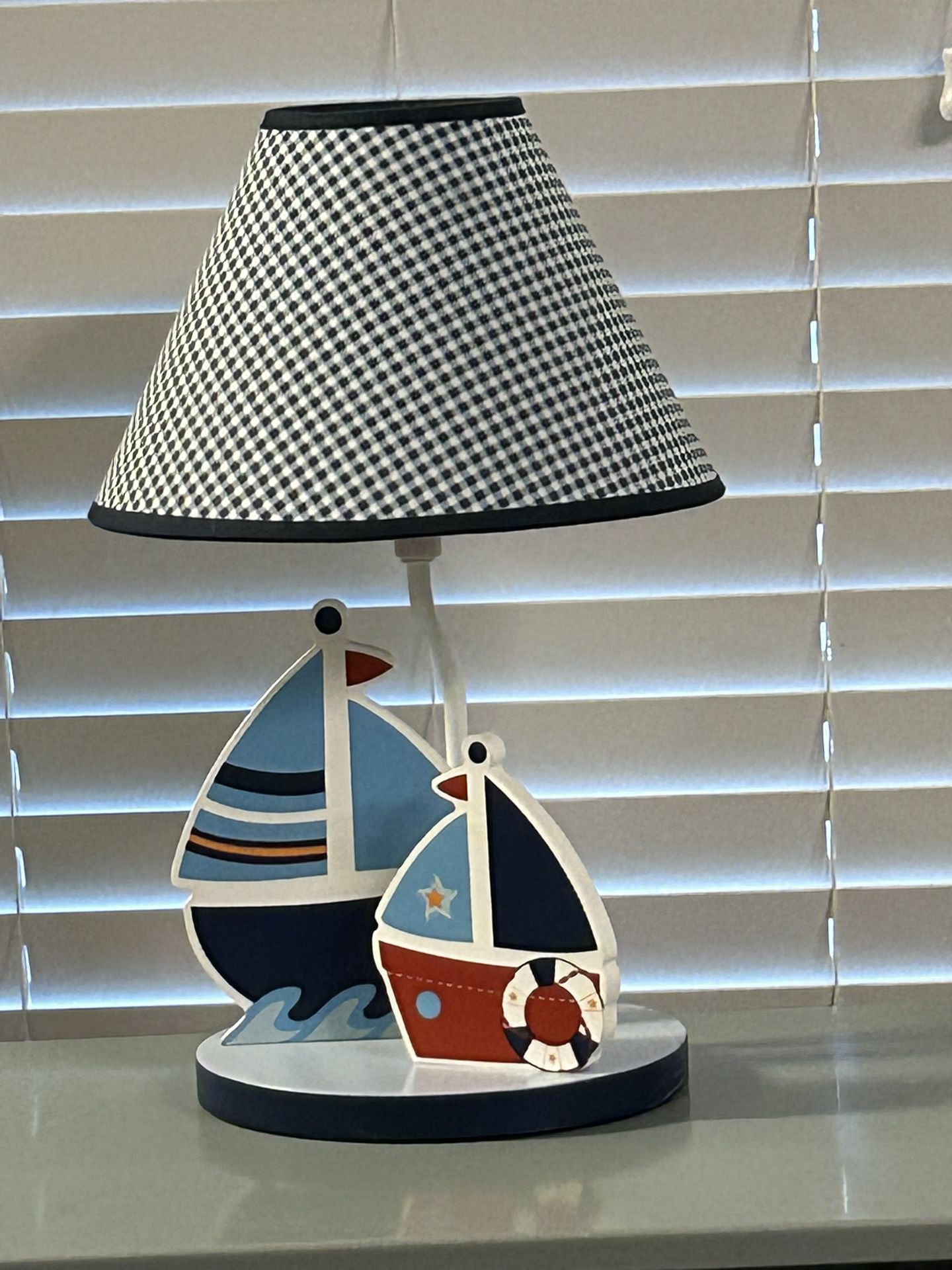 Sail Boat Nursery Lamp