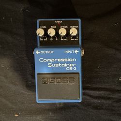 Boss CS-3 Compression Sustainer – Very Good Condition