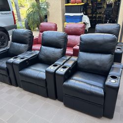 Powered recliner theatre chairs