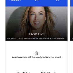 Iliza Shlesinger Tickets - Harrahs Resort