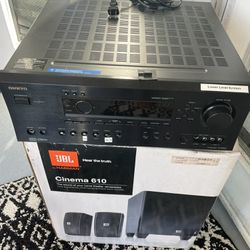 JBL SURROUND SOUND SYSTEM WITH RECEIVER 