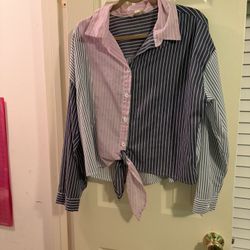 Striped Button Up 