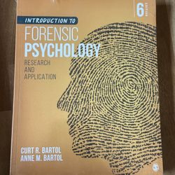 Introduction to Forensic Psychology: Research and Application (6th Ed.) – Bartol & Bartol Book