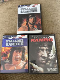 Rambo 1, 2 And 3 DVD Set 