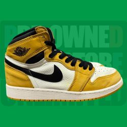 Kid’s Jordan Retro 1 GS ‘Yellow Ochre’