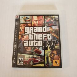 Grand Theft Auto IV - GTA 4 (Sony PlayStation 3, PS3) Complete w/map CIB
