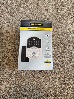 Touchpad Deadbolt