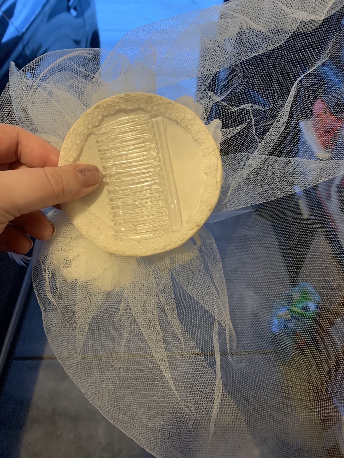 Birdcage Veil From David’s Bridal