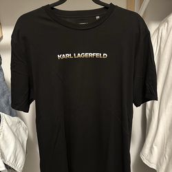 Black Karl Lagerfeld T-Shirt – Size L – Excellent Condition