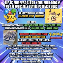 BUYING POKEMON BULK 10K 20K CARD LOTS! ✨️