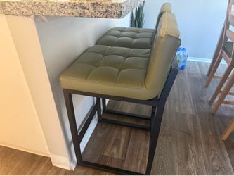 Avocado green bar chair 2pc