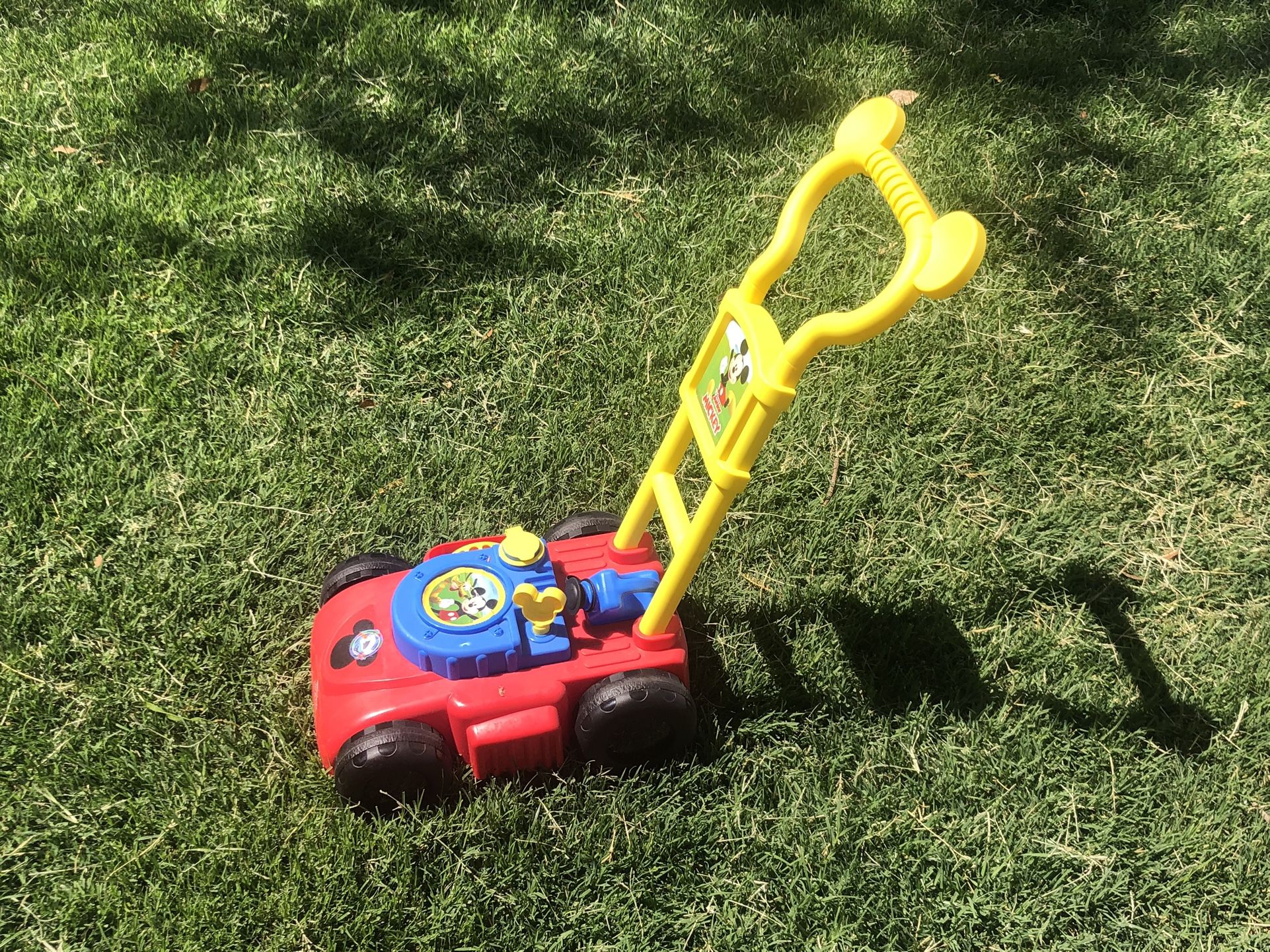 Mickey Mouse Lawn Mower Toy