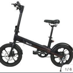 Mini V2 16" Folding Electric Bike 350W Motor 36V 7.5Ah Battery