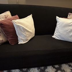  3 Seater Floral Sofa with 6 Pillows $45