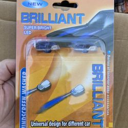 Windshield Washer Jet Lights