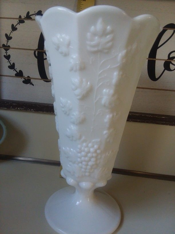 Vintage Westmoreland Milk Glass Vase