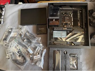 ASUS ROG Crosshair X870E Extreme AMD X870E AM5 E-ATX Gaming Motherboard - 20+2+2 Power Stages, DDR5, PCle 5.0, 5X M.2, 5G & 10G LAN, Wi-Fi 7, USB4 Typ