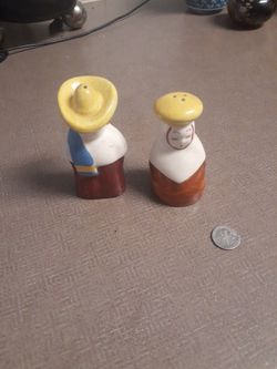 Antique Salt And Pepper Shakers