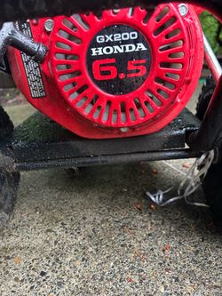 2600 psi 6.5 Honda motor excell pressure washer