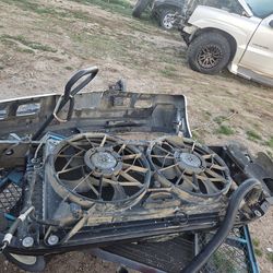 Cadillac  escalade radiator fans 2005