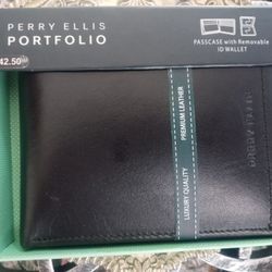 Perry ellis Mens Leather Wallet