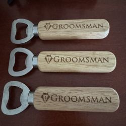 New Groomsmen Bottle Openers 