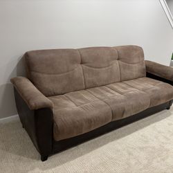 Sleeper Sofa - Microfiber Leather - Istikbal (Hudson) Aspen Mocha