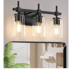 Black Vanity Light for Bathroom,