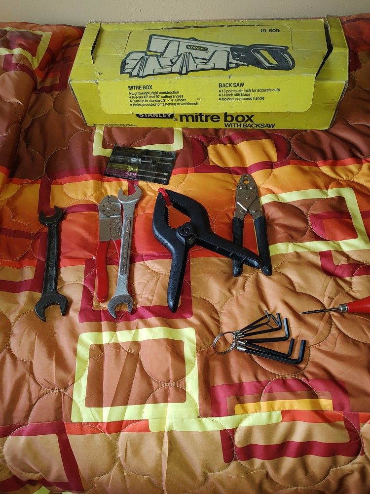 Tools And Mitre Box