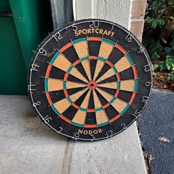 Sportcraft Bristle Dartboard Vintage