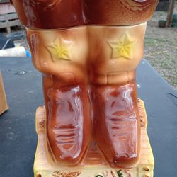 Cowboy Boot Cookie jar