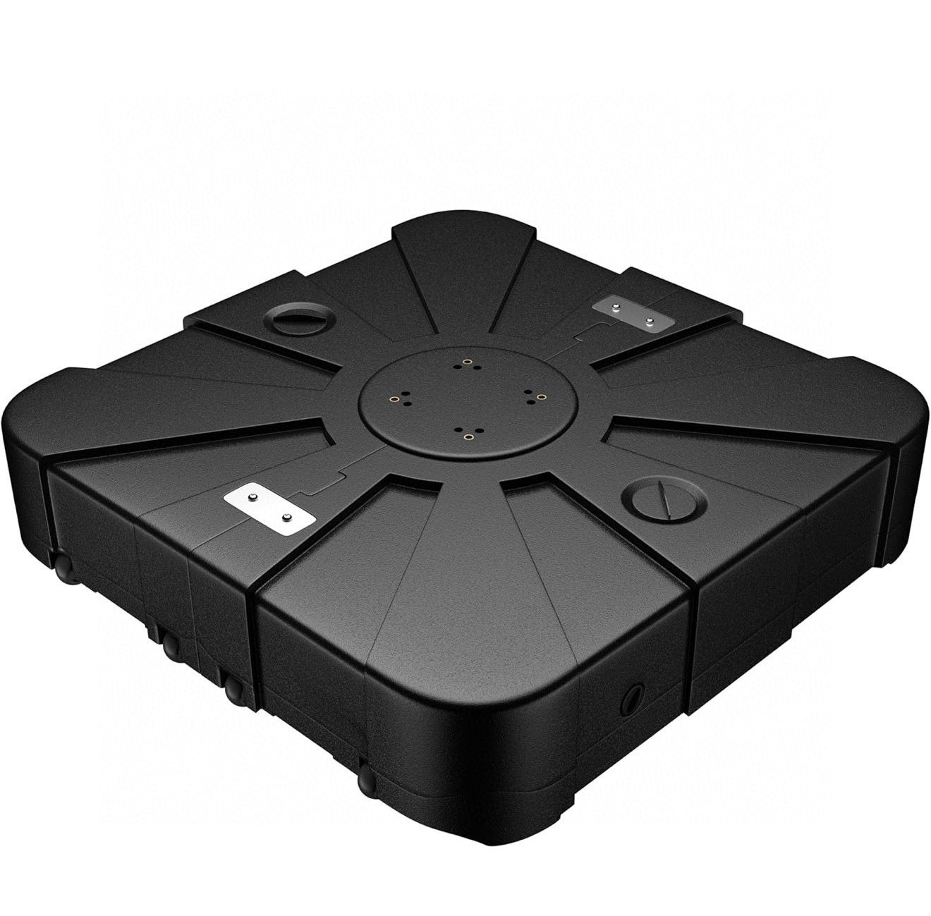 🔥Special Discount (Brand New In Box)🔥Cantilever Umbrella Base with Wheels, 308 lbs Water and Sand Filled Umbrella Weighted Base for Offset Patio Umb