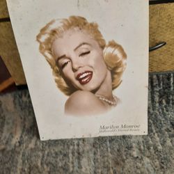 Marilyn Monroe On Tin Metal
