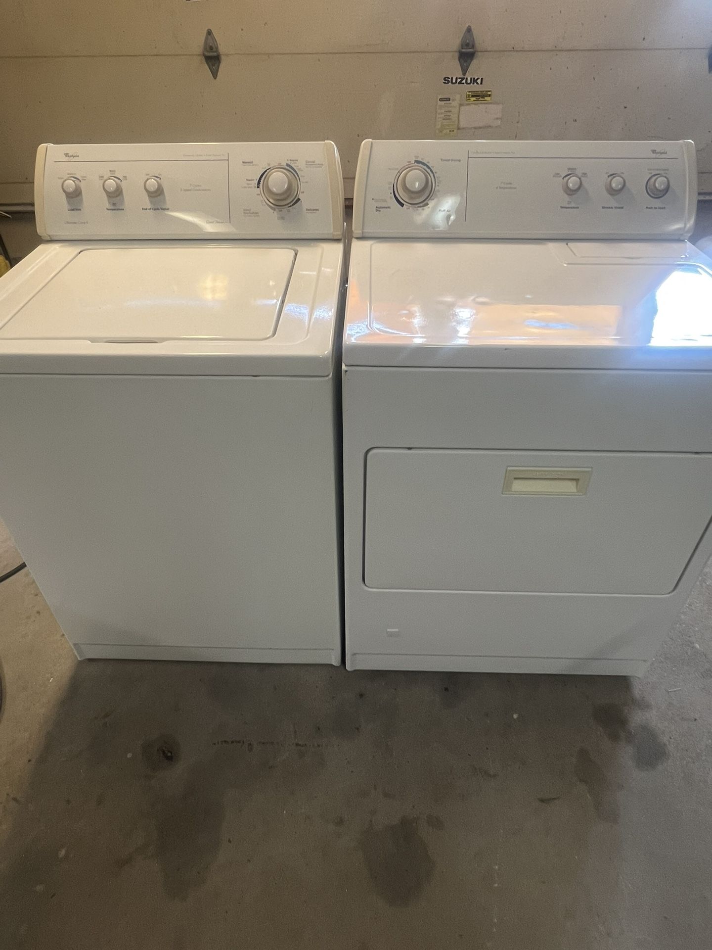 Juego de lavadora y secadora, Whirlpool Heavy Duty, tina grande