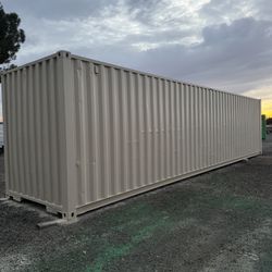 40 Foot High Cube Shipping Containers Freshly Painted